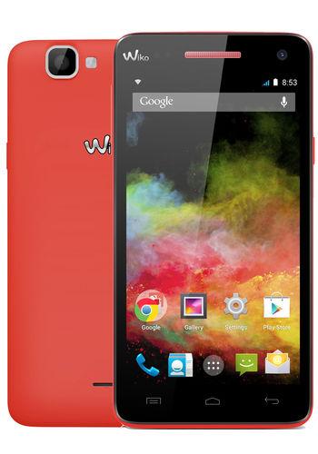 WIKO Rainbow 4G 5 inch Smartphone Android 4.2 1.3 GHz Quad Core Rood